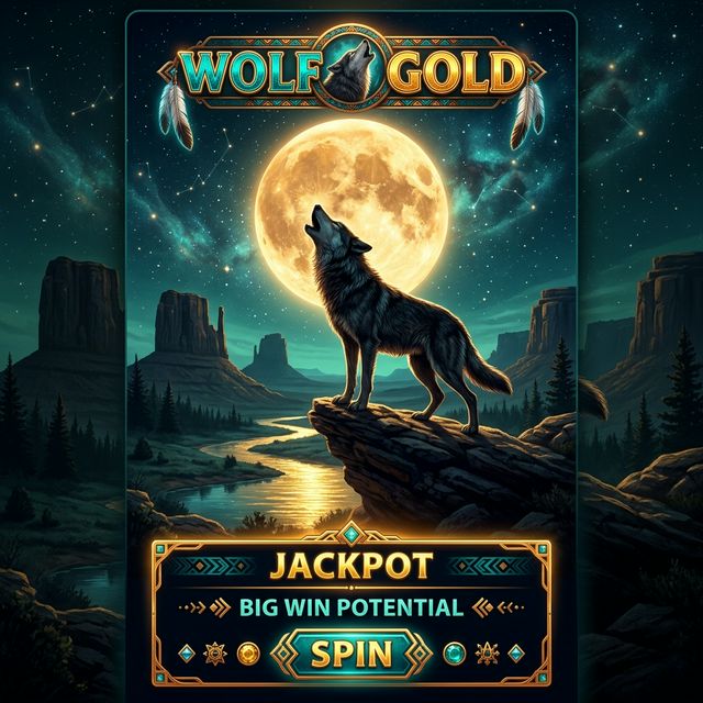 Wolf Gold jackpot pokie at Rocket Play